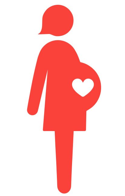 Cord Blood Pregnant Woman Icon